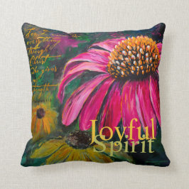 Joyful Spirit Coneflower pillow Kussen