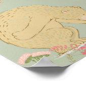 Joyful spring beren poster (Hoek)