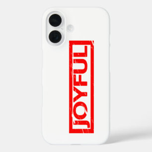 Joyful Stamp iPhone 16 Hoesje