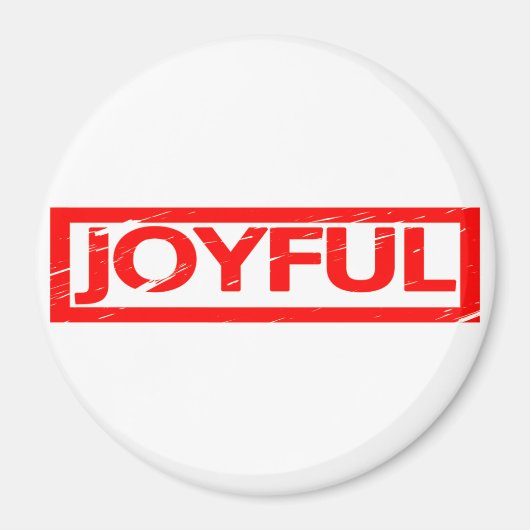 Joyful Stamp Magneet (Voorkant)