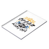 Joyful Summer Bliss - Warme Zon Quote Notitieboek (Linkerzijde)