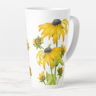 Joyful Summer op een grote latte Mok
