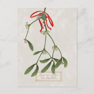 Joyful Tidings Kus me onder de mistletoe Briefkaart
