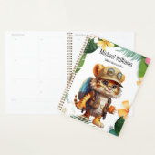 Joyful Tiger Cub met rugzak en koffie Planner (Display)