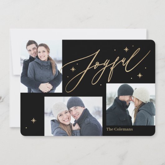 Joyful Times 3 Photos Cartes photos de vacances (Devant)