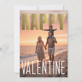 Joyful Valentine's Day PhotoPop Sunset Background Feestdagenkaart