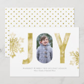 Joyful Watercolor Feestdagenkaart (Voorkant / Achterkant)