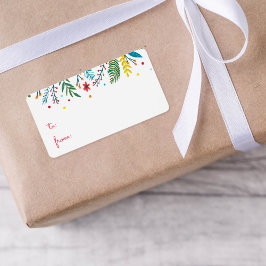 Joyful Whimsy Holiday Gift Labels