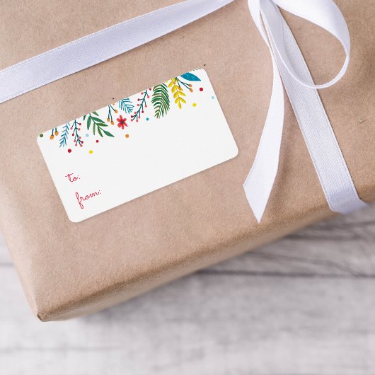 Joyful Whimsy Holiday Gift Labels