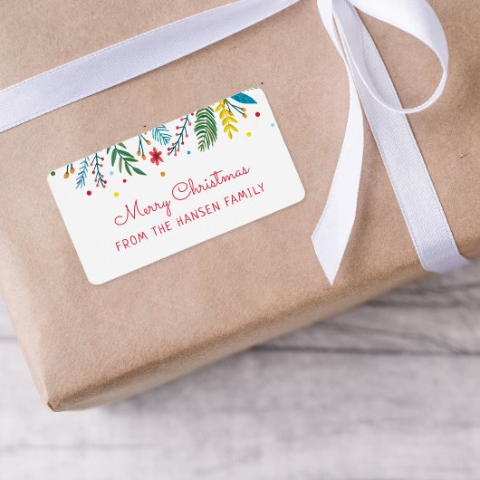 Joyful Whimsy Holiday Gift Labels