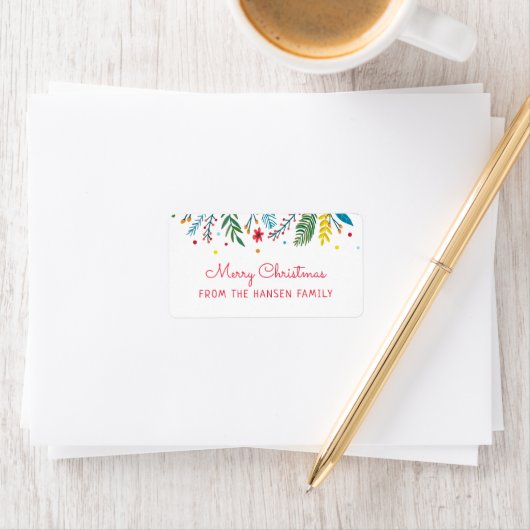 Joyful Whimsy Holiday Gift Labels (Insitu)