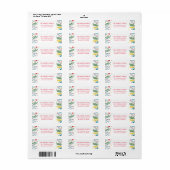 Joyful Whimsy Holiday Return Address Labels (Full Sheet)
