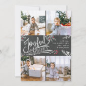 Joyful Wish | Kaart voor kerstfoto's (Voorkant)