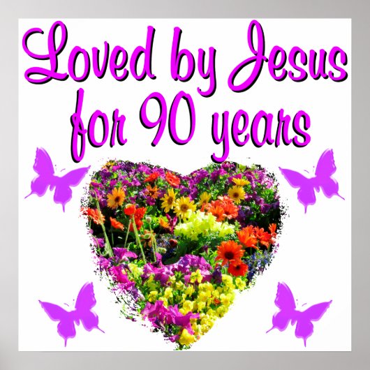 JOYOUS 90 JAAR OUD POSTER (Voorkant)