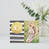 Joyous Briefkaart van de Foto van de Vakantie van (Staand voorkant)