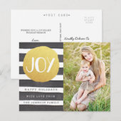 Joyous Briefkaart van de Foto van de Vakantie van (Voorkant / Achterkant)