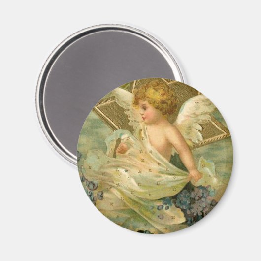 Joyous Christmas Angel Magneet (Voorkant / Achterkant)