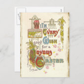 Joyous Easter Feestdagenkaart (Voorkant / Achterkant)