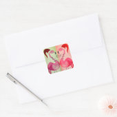 Joyous Flamingo Kerst stickers (Envelop)