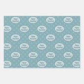 Joyous Hanukkah Snowflake Inpakpapier Vel (Voorkant)