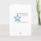 Joyous Kerstmis Feestdagen Kaart (Achterkant)