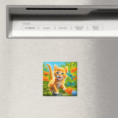 Joyous Kitten Magneet (Insitu (Vaatwasser))