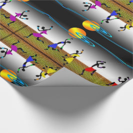 Joyous Kwanzaa Dance Cadeaupapier