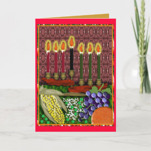 Joyous Kwanzaa Feestdagen Kaart