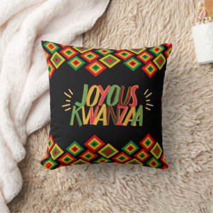 Joyous KWANZAA Kussen