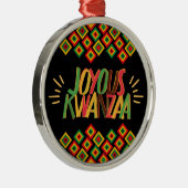 Joyous KWANZAA Metalen Ornament (Rechts)