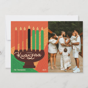 Joyous Kwanzaa Photo Holiday Design Feestdagenkaart