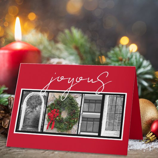 Joyous Noel Kerstfeestdag Kaart