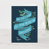 Joyous Tidings | Hanukkah-Kaart met foto's aan de  Feestdagen Kaart (Voorkant)