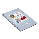Joyoux Noel Blauw Fotoboek Notitieboek (Rechterzijde)