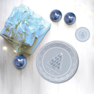 Joyoux Noel Blue geschulpte papier Bord
