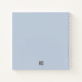 Joyoux Noel Blue Spiral Notitieboek (Achterkant)