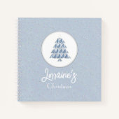 Joyoux Noel Blue Spiral Notitieboek (Voorkant)