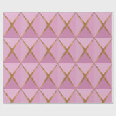 Joyoux Noel Pink Wrapping Paper Cadeaupapier (Vlak)