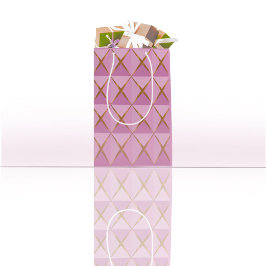 Joyoux Noel Roze inpakpapier Medium Cadeauzakje