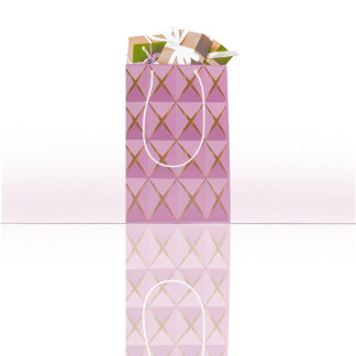 Joyoux Noel Roze inpakpapier Medium Cadeauzakje