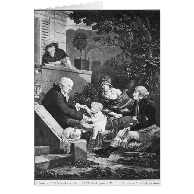 Joys d'être père, c.1797 (Devant)