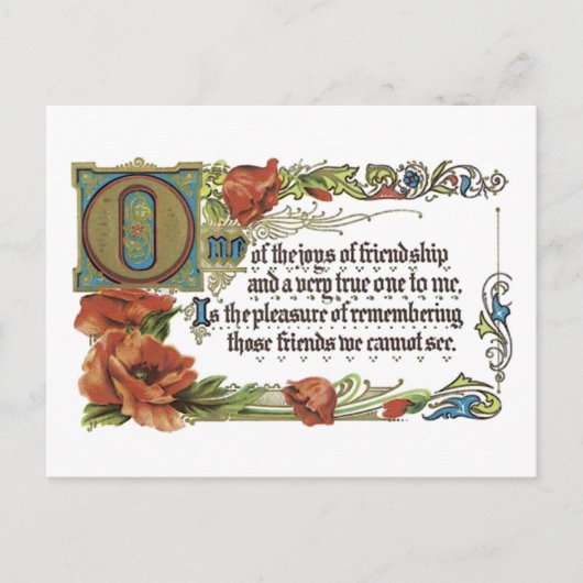 Joys of Friendship Briefkaart (Voorkant)