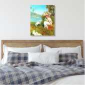Joys of Spring (door John Collier) Canvas Afdruk (Insitu (Slaapkamer))