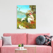 Joys of Spring (door John Collier) Canvas Afdruk (Insitu (Woonkamer))