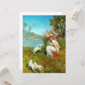 Joys of Spring (door John Collier) Kaart (Voorkant / Achterkant in situ)