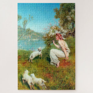 Joys of Spring (door John Collier) Legpuzzel