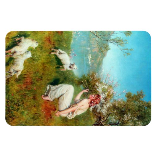 Joys of Spring (door John Collier) Magneet (Horizontaal)