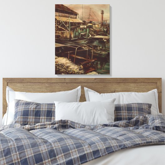 Joys van Jaffe Canvas Afdruk (Insitu (Slaapkamer))