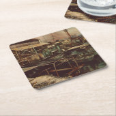 Joys van Jaffe Vierkante Kartonnen Onderzetter (Schuin)