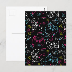 Joystick Controller Gamen Briefkaart
